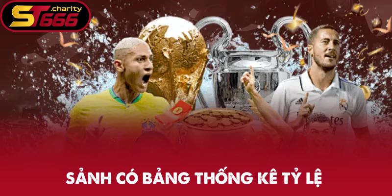 Sảnh có bảng thống kê tỷ lệ Tài/Xỉu khác nhau