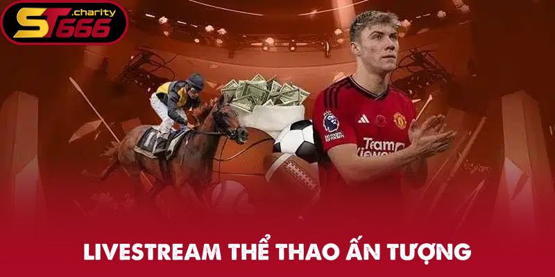 Màn hình livestream thể thao ST666 ấn tượng