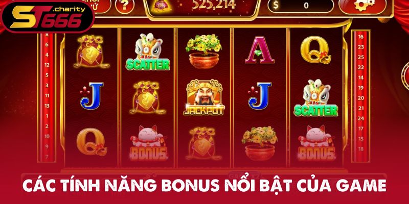 Các tính năng bonus nổi bật của game